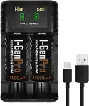 Batteries G32D 2’li AA/AAA/C/D Pil Şarj Aleti + 2 Adet Pro D 10.000 mAh 1.2 V Ni-MH Şarjlı D Büyük B-1
