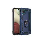 Samsung Galaxy A22 Kılıf Sofya Yüzüklü Silikon Kapak - Lacivert-1