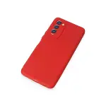 Tecno Camon 18 Kılıf First Silikon - Kırmızı-3