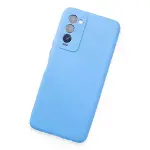 Tecno Camon 18 Kılıf First Silikon - Mavi-3