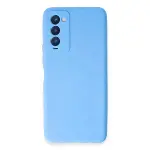 Tecno Camon 18 Kılıf First Silikon - Mavi-1