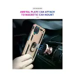 Samsung Galaxy A22 Kılıf Sofya Yüzüklü Silikon Kapak - Gold-6