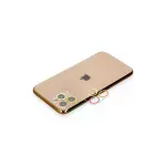İphone 11 Pro Renkli Kamera Lens Koruma Cam - Turuncu-kırmızı-1