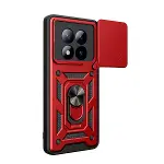 Xiaomi Redmi Note 15 Pro 5g Pars Lens Yüzüklü Silikon - Kırmızı-3