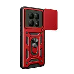 Xiaomi Redmi Note 15 4g Pars Lens Yüzüklü Silikon - Kırmızı-3