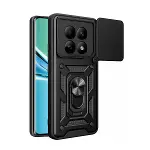 Xiaomi Redmi Note 15 4g Pars Lens Yüzüklü Silikon - Siyah-1