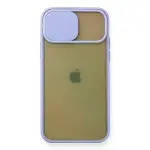 İphone 11 Pro Kılıf Palm Buzlu Kamera Sürgülü Silikon - Lila-2