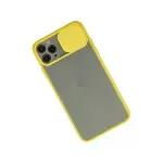 İphone 11 Pro Kılıf Palm Buzlu Kamera Sürgülü Silikon - Sarı-2