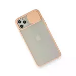 İphone 11 Pro Max Kılıf Palm Buzlu Kamera Sürgülü Silikon - Pembe-3