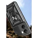 Xiaomi Poco X7 Pro Kılıf Pars Lens Yüzüklü Silikon - Lacivert-5