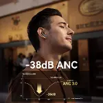 JR-FN3 Orijinal ANC & ENC Gürültü Önleyici Kablosuz Kulaklıklar, Açık Bluetooth 5.4 Kulaklıklar, 13-5