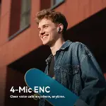 JR-FN3 Orijinal ANC & ENC Gürültü Önleyici Kablosuz Kulaklıklar, Açık Bluetooth 5.4 Kulaklıklar, 13-6