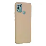 İnfinix Hot 10 Play Kılıf Nano İçi Kadife Silikon - Pudra-2