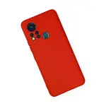 İnfinix Hot 11s Kılıf Nano İçi Kadife Silikon - Kırmızı-3