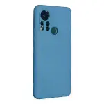 İnfinix Hot 11s Kılıf Nano İçi Kadife Silikon - Mavi-2