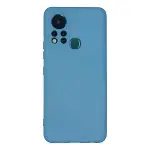 İnfinix Hot 11s Kılıf Nano İçi Kadife Silikon - Mavi-1