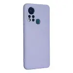 İnfinix Hot 11s Kılıf Nano İçi Kadife Silikon - Lila-2