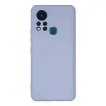 İnfinix Hot 11s Kılıf Nano İçi Kadife Silikon - Lila-1