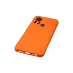 İnfinix Hot 11s Kılıf Nano İçi Kadife Silikon - Turuncu-4