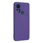 İnfinix Hot 11s Kılıf Nano İçi Kadife Silikon - Mor-2