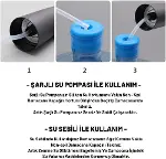 ® Yaylı Damacana Sebil Kapağı Şarjlı Damacana Pompası Takma Aparatı-2