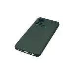 İnfinix Hot 11s Kılıf Nano İçi Kadife Silikon - Koyu Yeşil-4