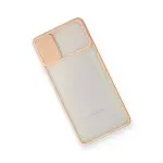 Samsung Galaxy M51 Kılıf Palm Buzlu Kamera Sürgülü Silikon - Pembe-3
