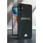 Samsung Galaxy A16 5g Kılıf Kelvin Kartvizitli Silikon - Bordo-2