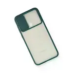 Samsung Galaxy A11 Kılıf Palm Buzlu Kamera Sürgülü Silikon - Yeşil-3