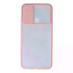 Samsung Galaxy A11 Kılıf Palm Buzlu Kamera Sürgülü Silikon - Pembe-2