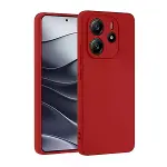Xiaomi Redmi Note 14 4g Kılıf First Silikon - Kırmızı-1