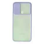 Samsung Galaxy A11 Kılıf Palm Buzlu Kamera Sürgülü Silikon - Lila-2
