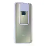 Xiaomi Redmi Note 9 Kılıf Palm Buzlu Kamera Sürgülü Silikon - Lila-3
