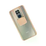 Xiaomi Redmi Note 9 Kılıf Palm Buzlu Kamera Sürgülü Silikon - Pembe-2