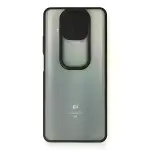 Xiaomi Mi 10t Lite Kılıf Palm Buzlu Kamera Sürgülü Silikon - Siyah-2