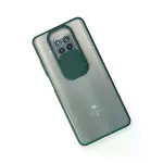 Xiaomi Mi 10t Lite Kılıf Palm Buzlu Kamera Sürgülü Silikon - Yeşil-3