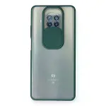 Xiaomi Mi 10t Lite Kılıf Palm Buzlu Kamera Sürgülü Silikon - Yeşil-1