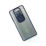 Xiaomi Mi 10t Lite Kılıf Palm Buzlu Kamera Sürgülü Silikon - Lacivert-3