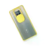 Xiaomi Mi 10t Lite Kılıf Palm Buzlu Kamera Sürgülü Silikon - Sarı-3