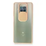 Xiaomi Mi 10t Lite Kılıf Palm Buzlu Kamera Sürgülü Silikon - Pembe-1