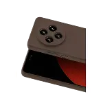 Xiaomi Redmi 14c Kılıf First Silikon - Kahverengi-2