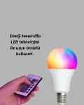 RGB Uzaktan Kumandalı LED Ampul 16 Renkli A Kalite Orijinal-5