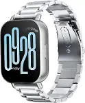 Xiaomi ile Uyumlu Bakla Model Çelik Kordon Redmi Watch 5 Active/Redmi Watch 5 Lite/Watch S4/Watch 2/-1