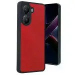 Xiaomi Poco X7 Pro Kılıf Aras Deri Kapak - Kırmızı-1