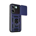 Xiaomi Poco X8 Pro Pars Lens Yüzüklü Silikon - Lacivert-2