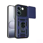 Xiaomi Poco X8 Pro Pars Lens Yüzüklü Silikon - Lacivert-1