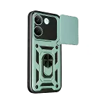 Xiaomi Poco X8 Pro Pars Lens Yüzüklü Silikon - Yeşil-2