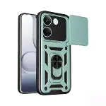 Xiaomi Poco X8 Pro Pars Lens Yüzüklü Silikon - Yeşil-1