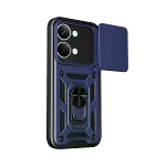Xiaomi Poco X8 Pro Max Pars Lens Yüzüklü Silikon - Lacivert-3