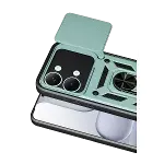 Xiaomi Poco X8 Pro Max Pars Lens Yüzüklü Silikon - Yeşil-2